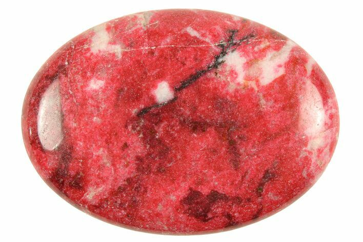 Polished Thulite (Manganian-Zoisite) Stone - Trondheim, Norway #301521